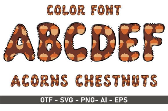 Acorns Chestnuts: A Playful Font for Creative Projects