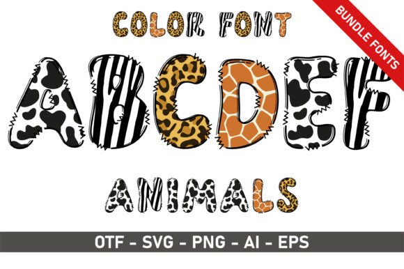 Animals Bundle: A Creative Font for Playful Branding