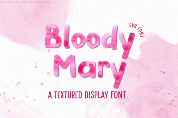 Bloody Mary: A Playful Font for Bold and Authentic Designs