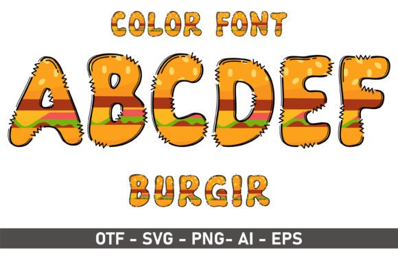 Burgir: A Playful Typeface for Creative Projects