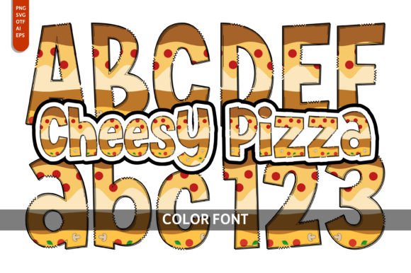 Cheesy Pizza: A Creative Font for Playful Design