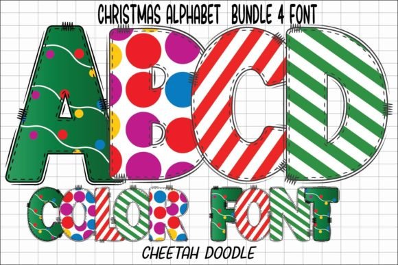Christmas Alphabet: Festive Design for Holiday Projects