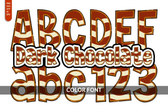 Dark Chocolate Font: A Sweet Spot for Playful, Artistic Design