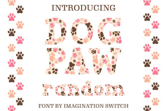Dog Paw Random: A Colorful Typeface for Unforgettable Designs