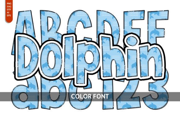 Dolphin: The Playful Color Font for Your Summer Projects