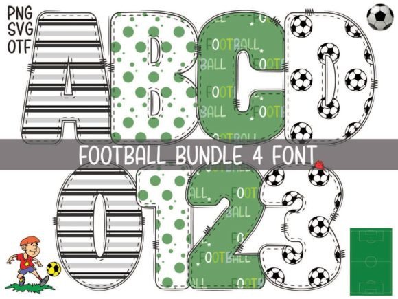 Football: A Dynamic Color Font for Bold Designs