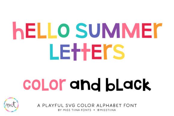 Get Creative with Hello Summer: A Colorful Font for Vibrant Projects