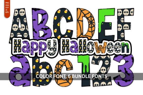 Happy Halloween Collection: A Whimsical Typeface for Spooky Season Projects