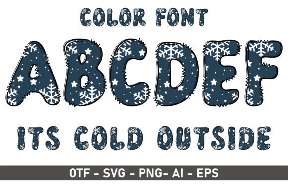 Its Cold Outside: A Creative Font for Whimsical Designs