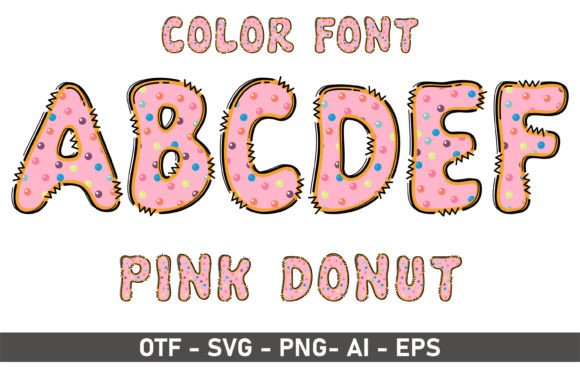 Pink Donut: A Sweet Spot for Creative Font Needs