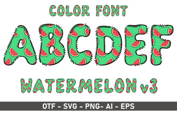 Watermelon V3: A Juicy Display Font for Playful Design