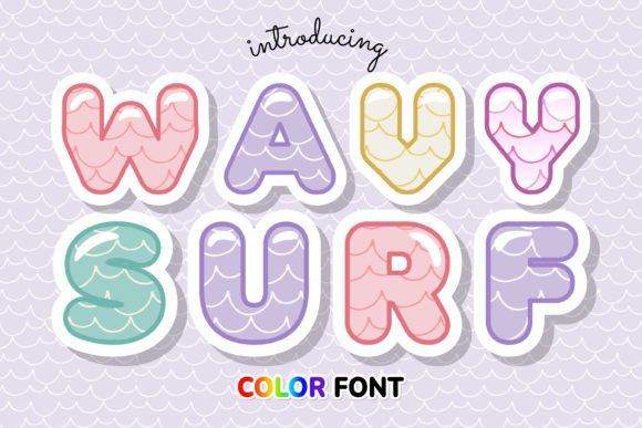 Wavy Surf: A Creative Font for Dynamic Branding