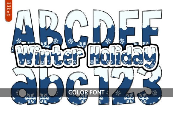Winter Holiday Font: A Festive Touch for Your Creative Projects