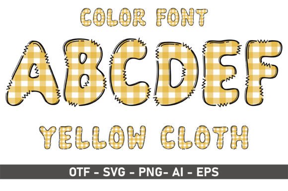 Yellow Cloth: A Playful Handwritten Font for Creative Projects